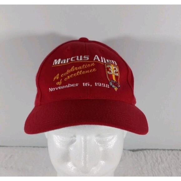 Vintage Marcus Allen Kansas City Chiefs Snapback Cap Hat Snapback - Picture 1 of 5